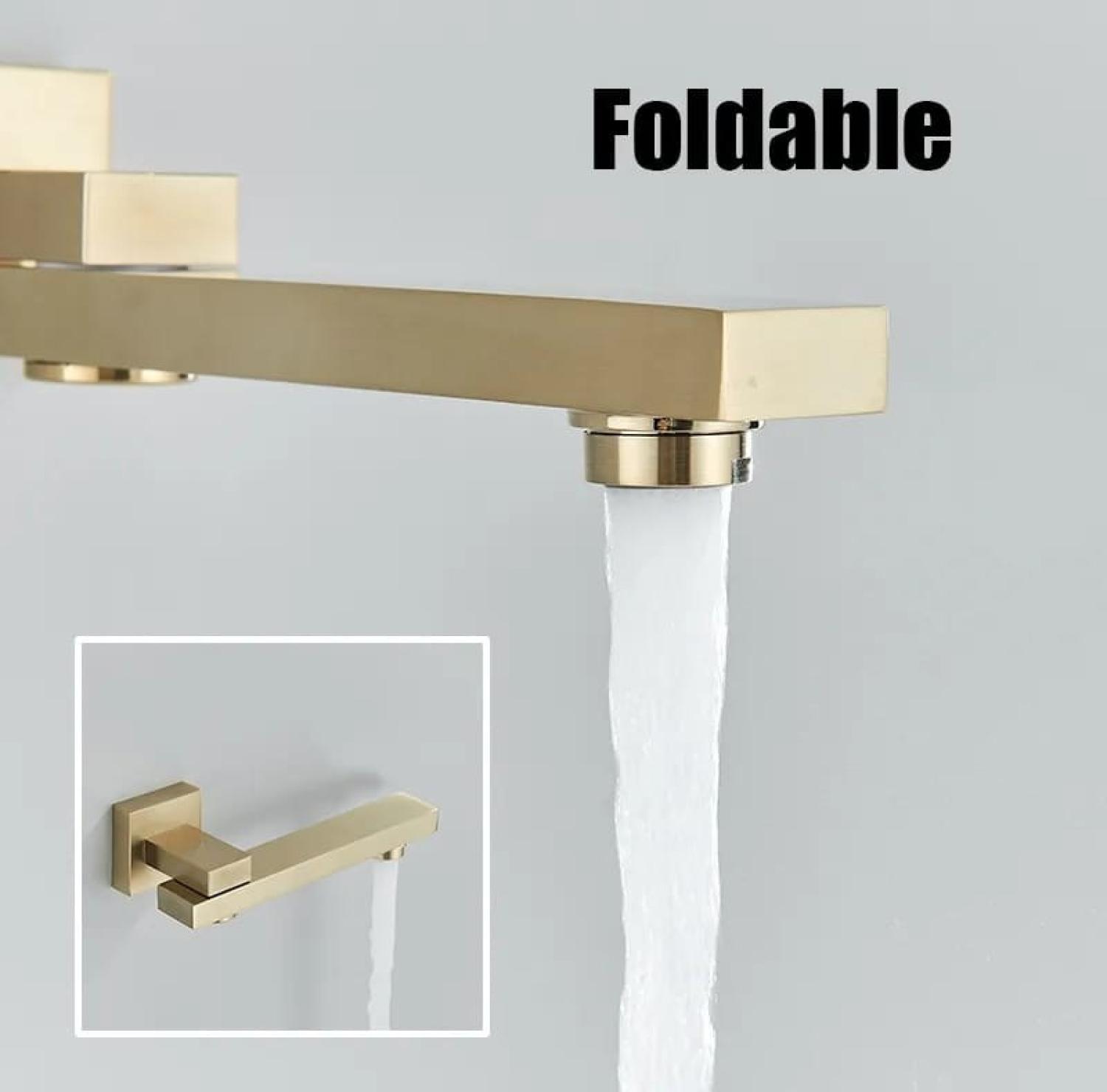 Showermixer, Shower mixer, concealed shower mixer, Golden shower mixer, 5 way shower mixer.